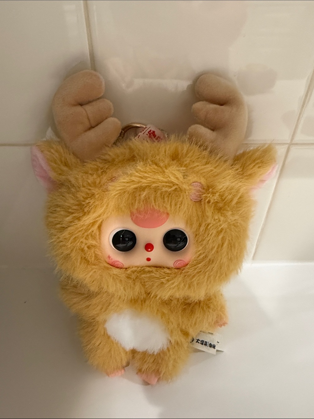 Plush Reindeer Monster Toy - Golden Fur Kids Plush
